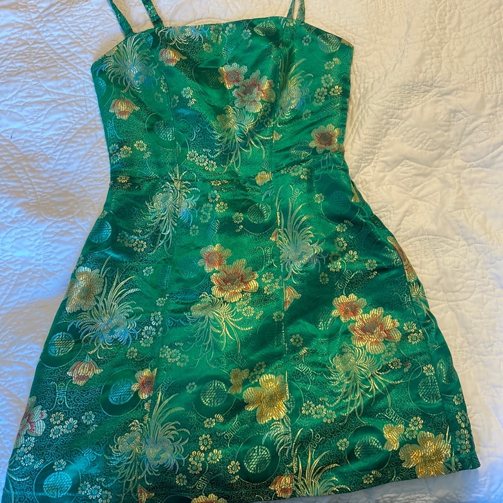 Urban outfitters green mini dress